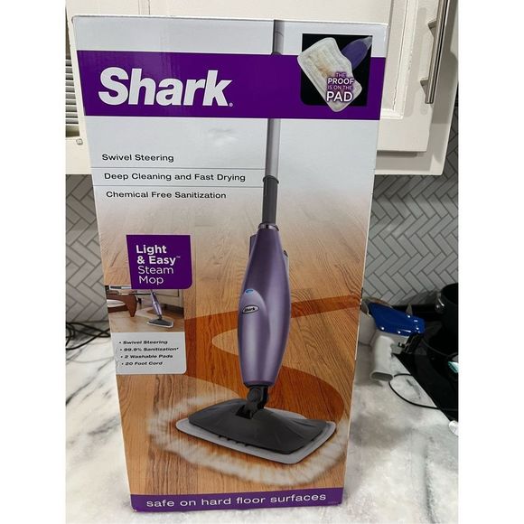 SHARK Other Sharklight Easy Steam Electric Mop Swivel S325 New In